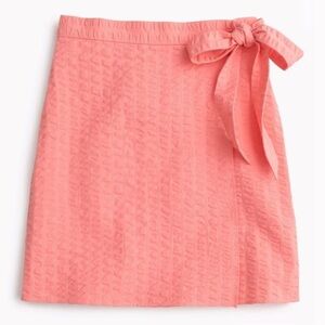 J. Crew Coral Mini Skirt
